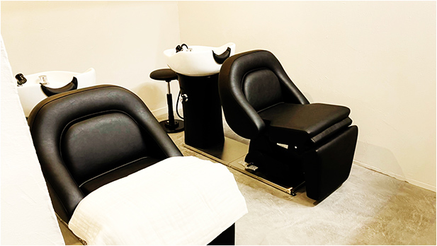 シャンプーブース